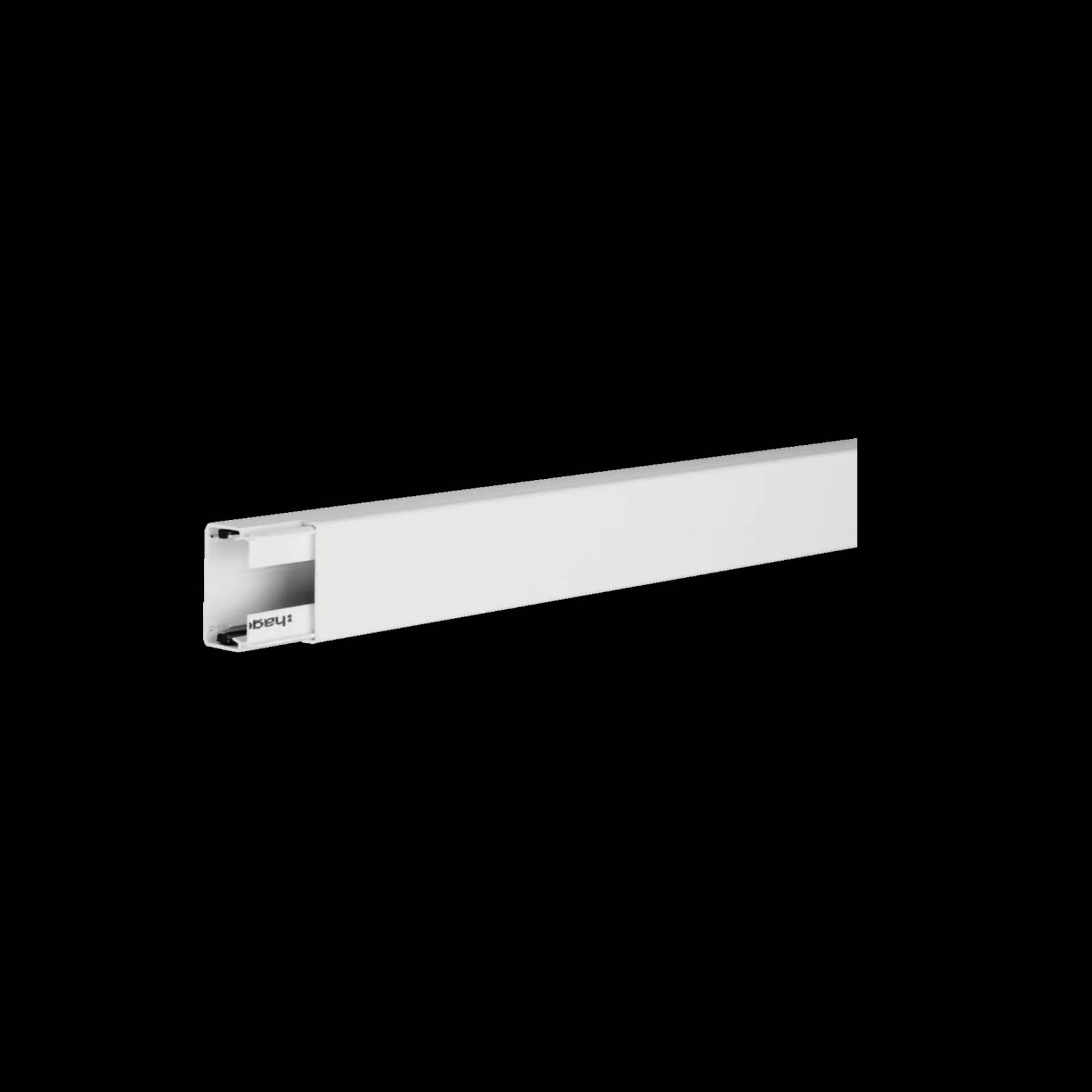 Matarkanal Hager LFH 30 x 45 mm 2 meter Halogenfri Vit RAL 9016