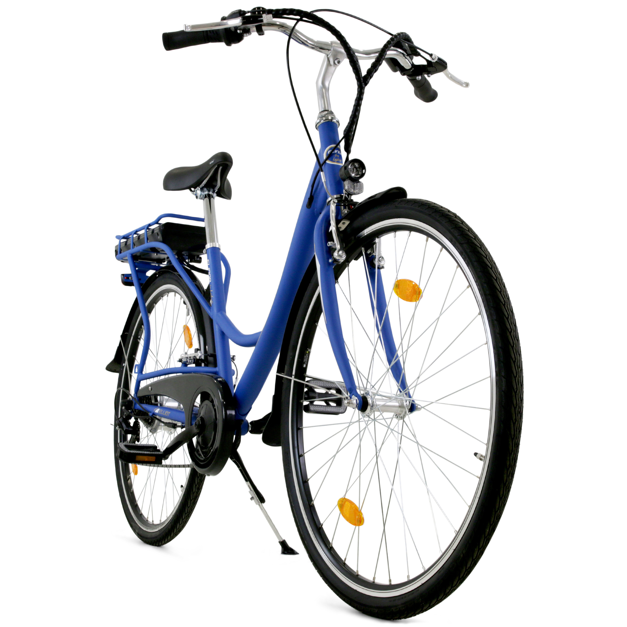 Elcykel Lyfco Dam 28" med Cykeldator Blå