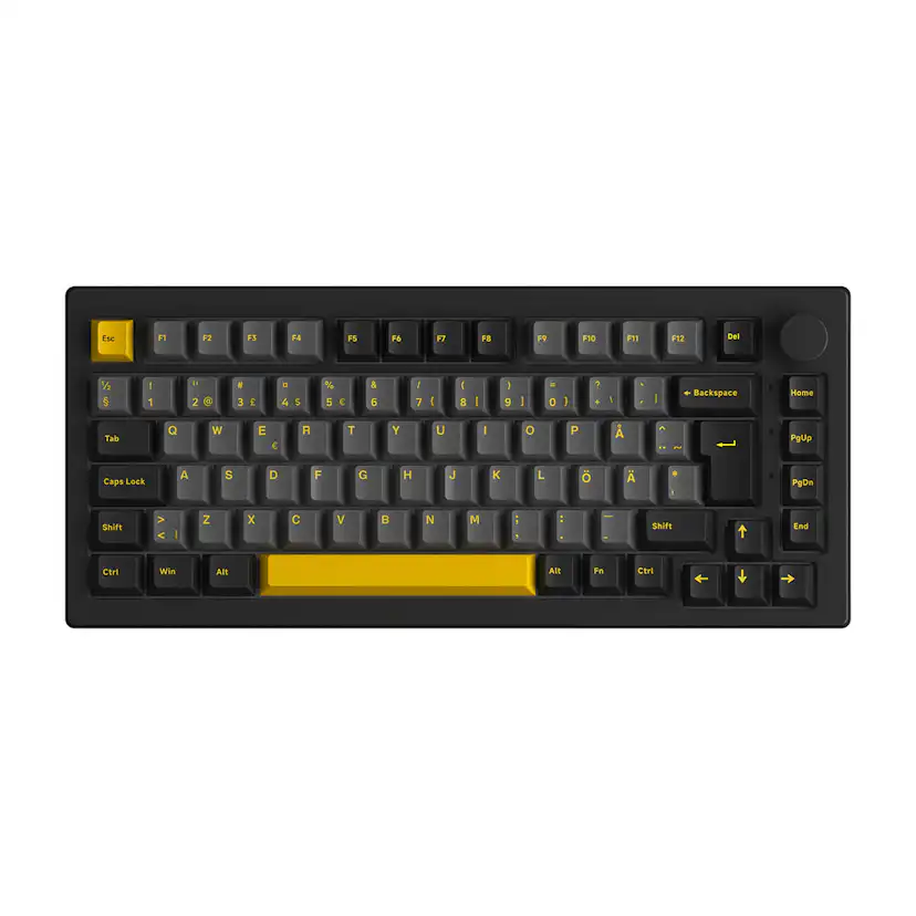 Gamingtangentbord Akkogear 5075B Plus-S Black/Gold