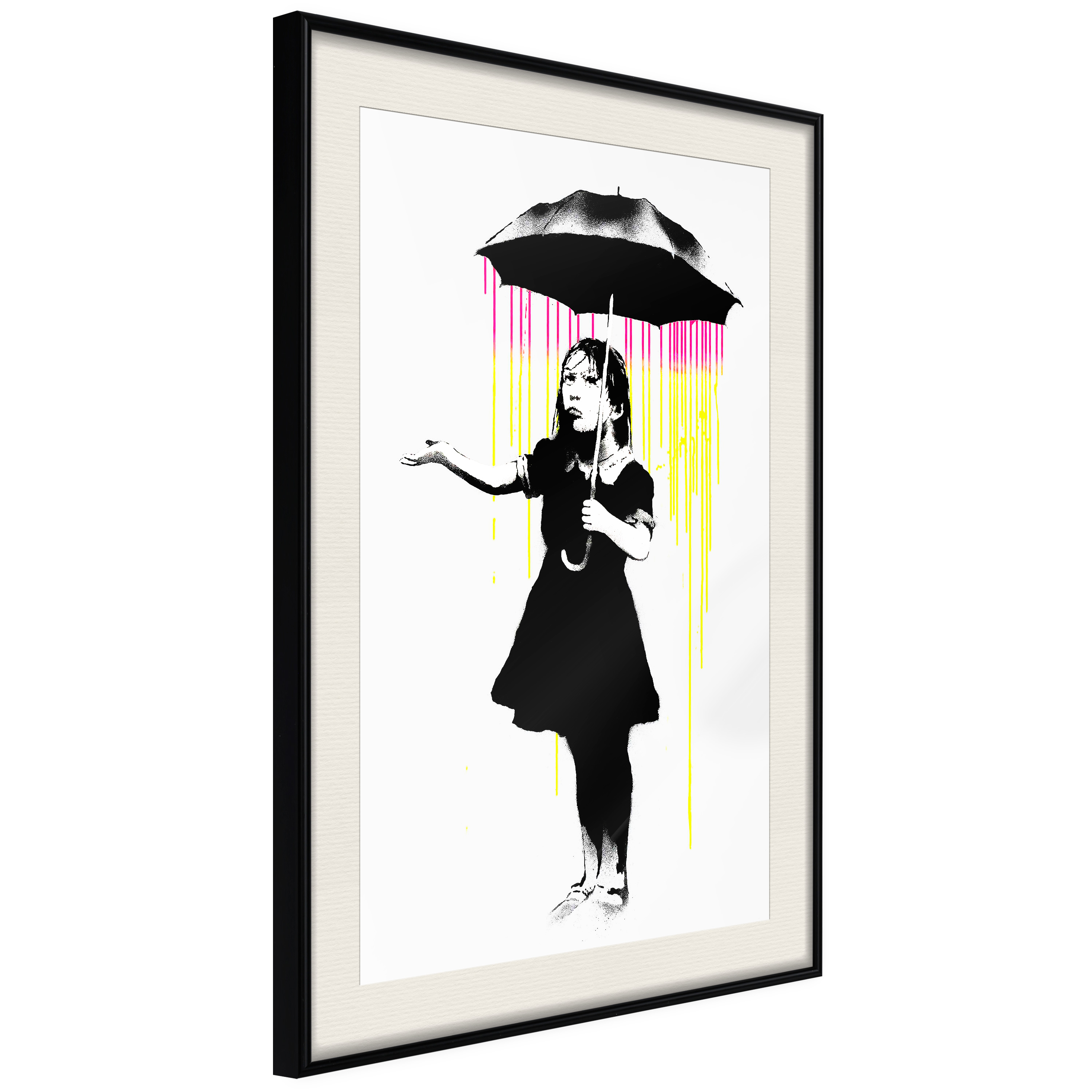 Poster Artgeist Affisch Girl with Umbrella