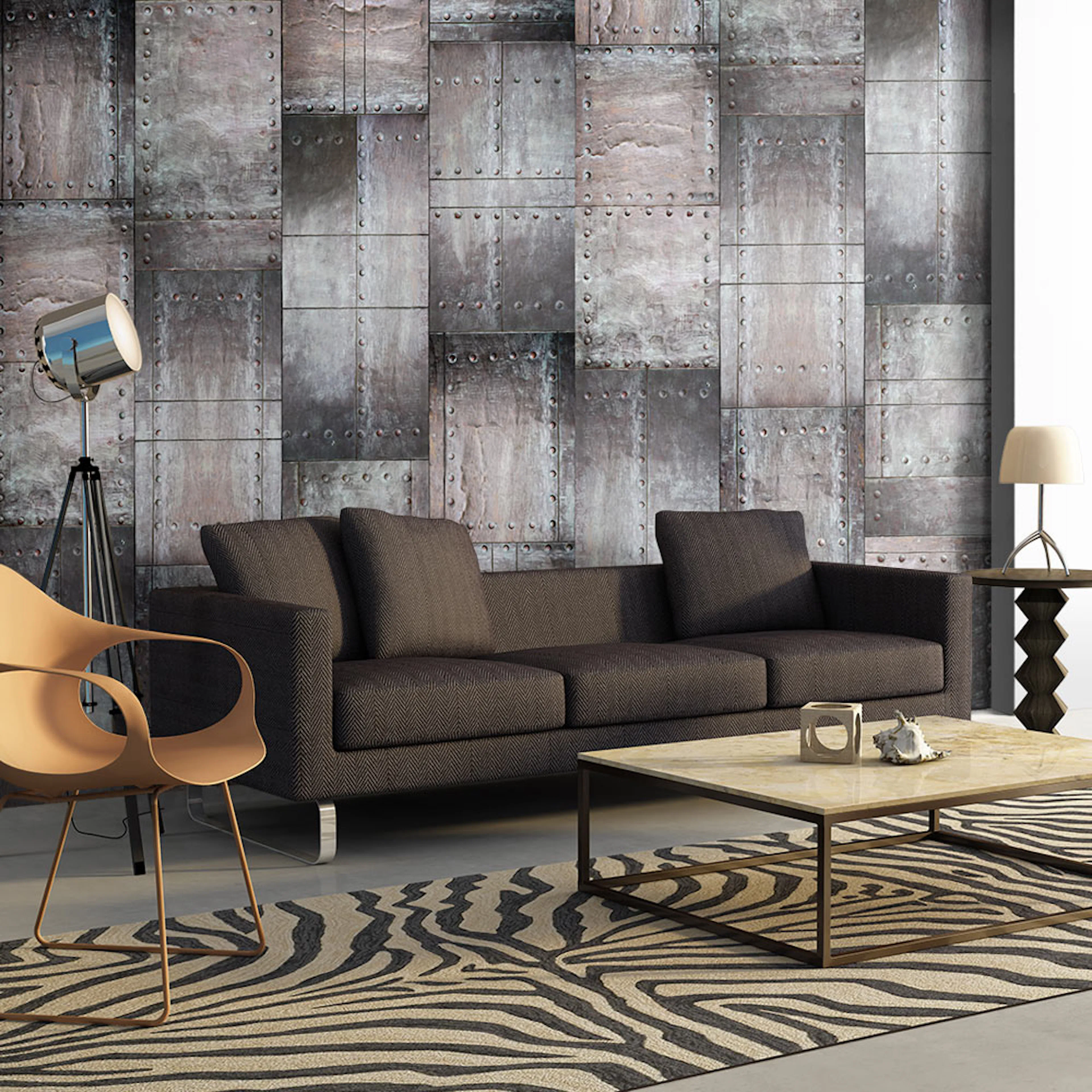 Fototapet Arkiio Brass wall 50x1000 cm