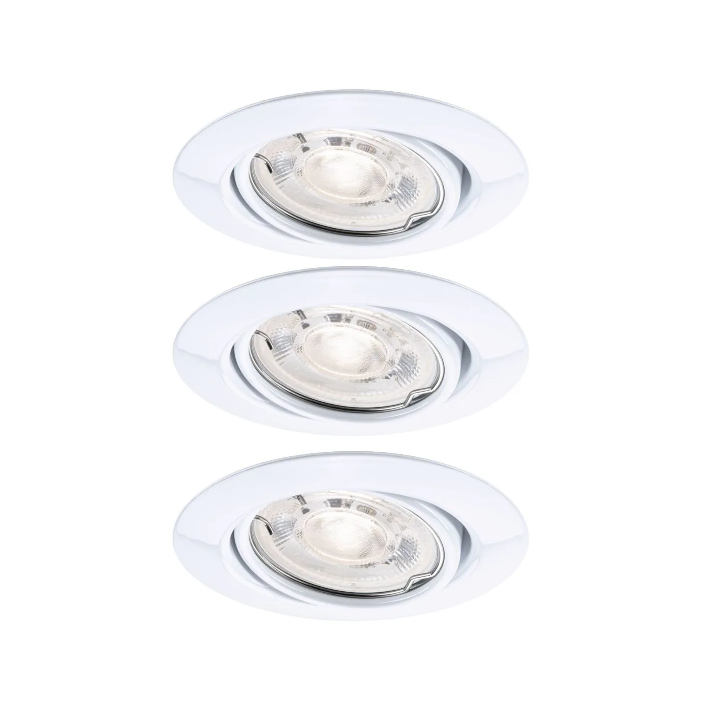 Downlight Paulmann Base inkl. GU10 Flat Vit, Ja