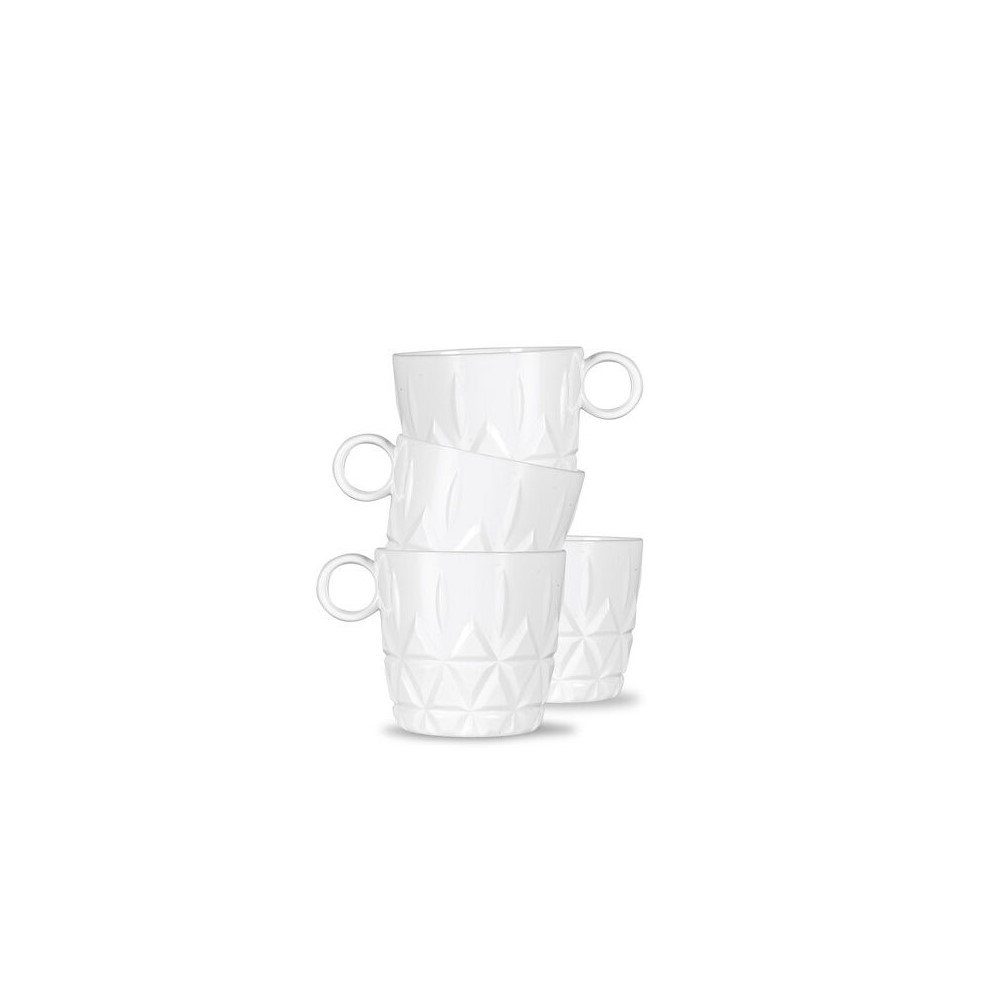 Picknick kaffekopp 4-pack Vit