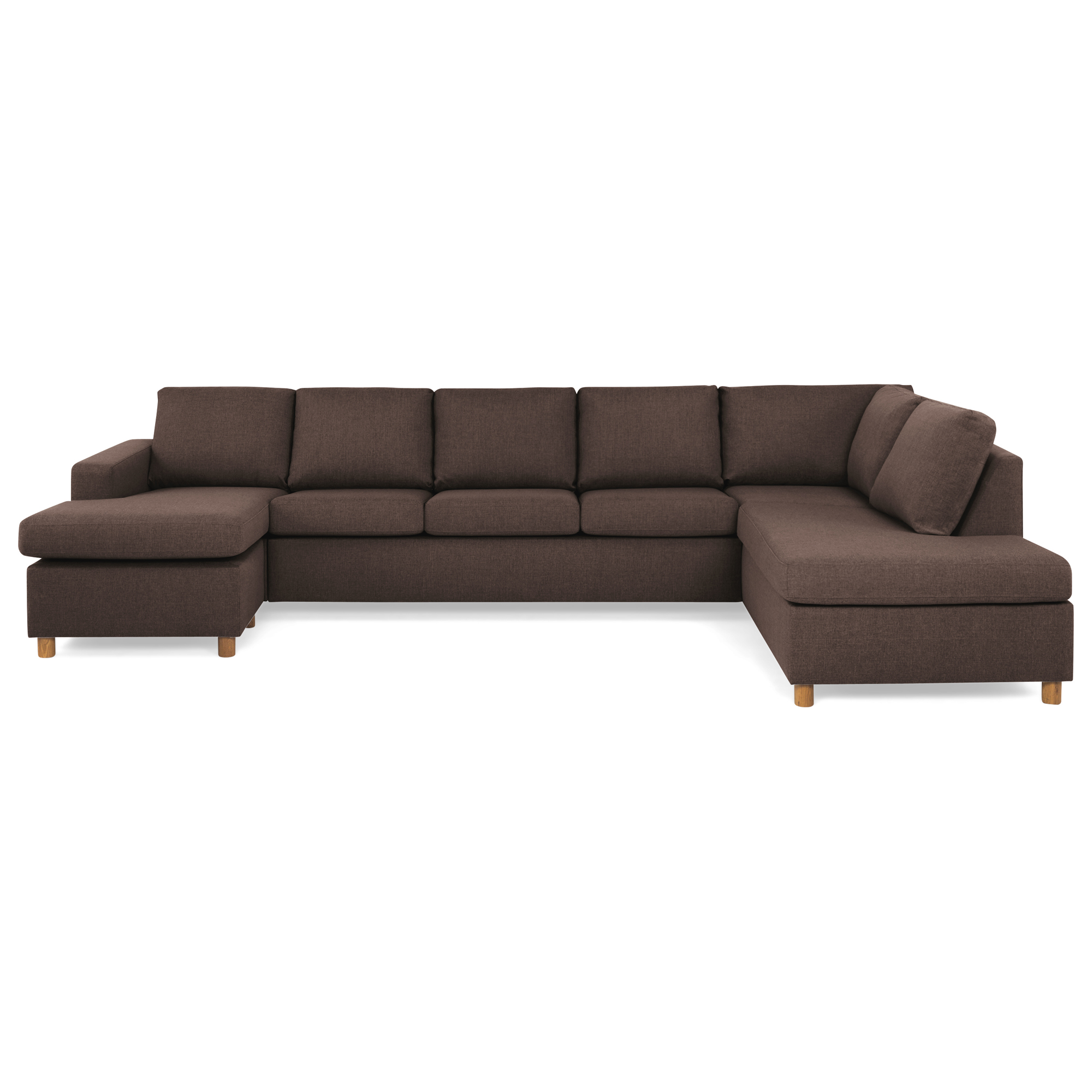 5-sitssoffa Basic Home Crazy U-formad med Divan och Schäslong XL 345 cm