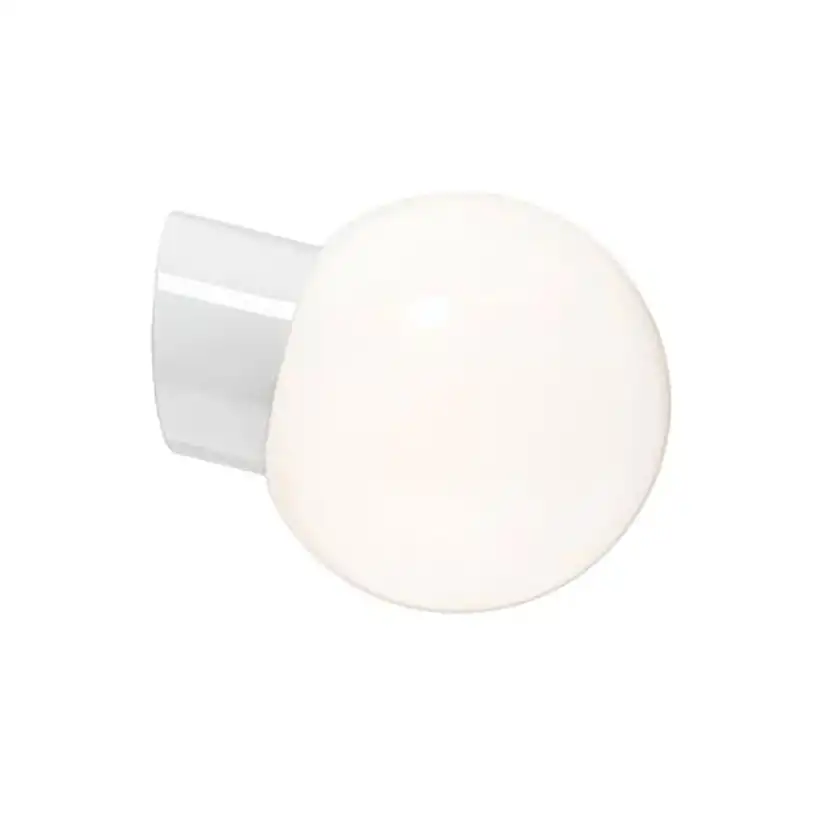 Vägglampa Ifö Electric Classic Glob Blank Sned IP54