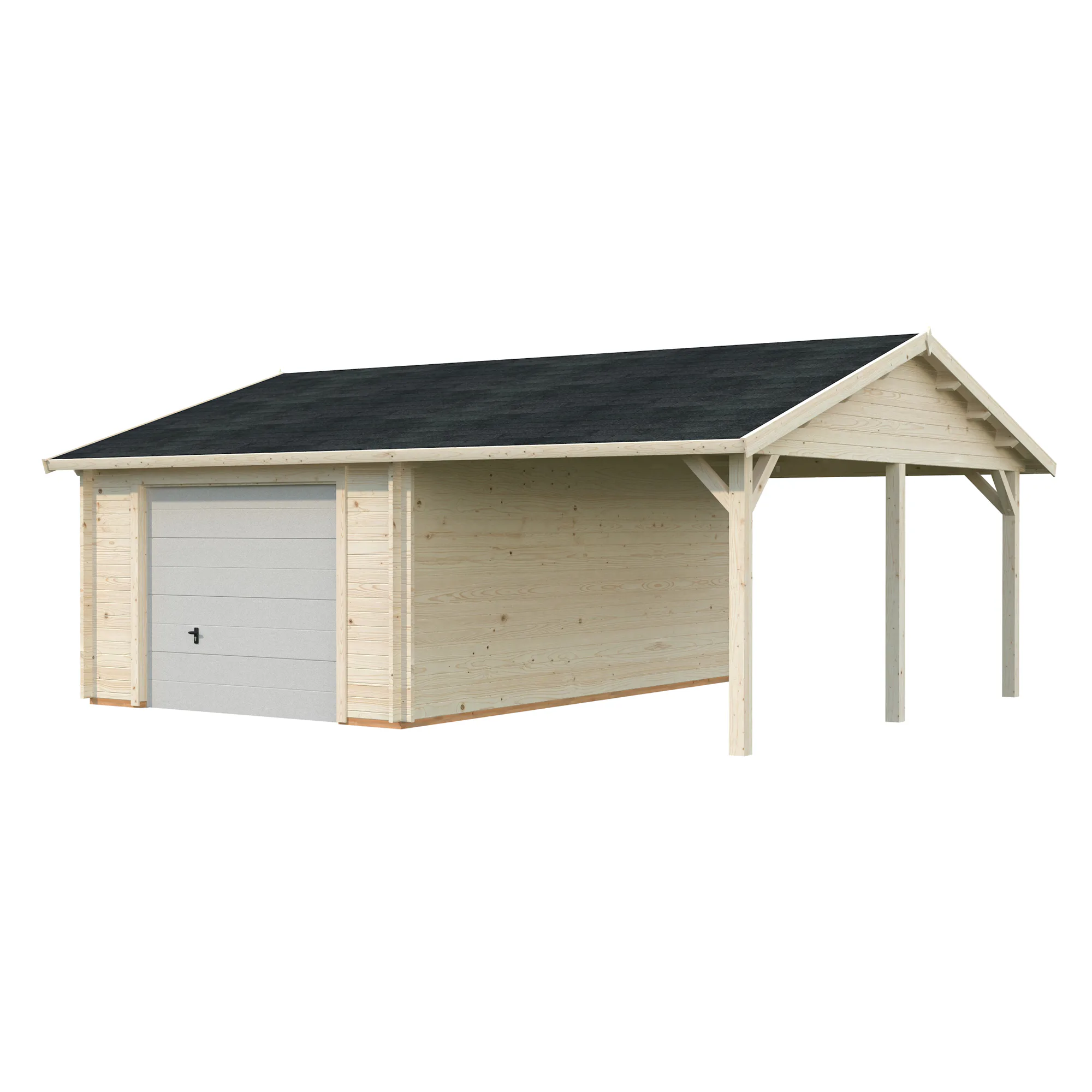 Roger 19,0+16,2 m2 with sectional door NO Obehandlad