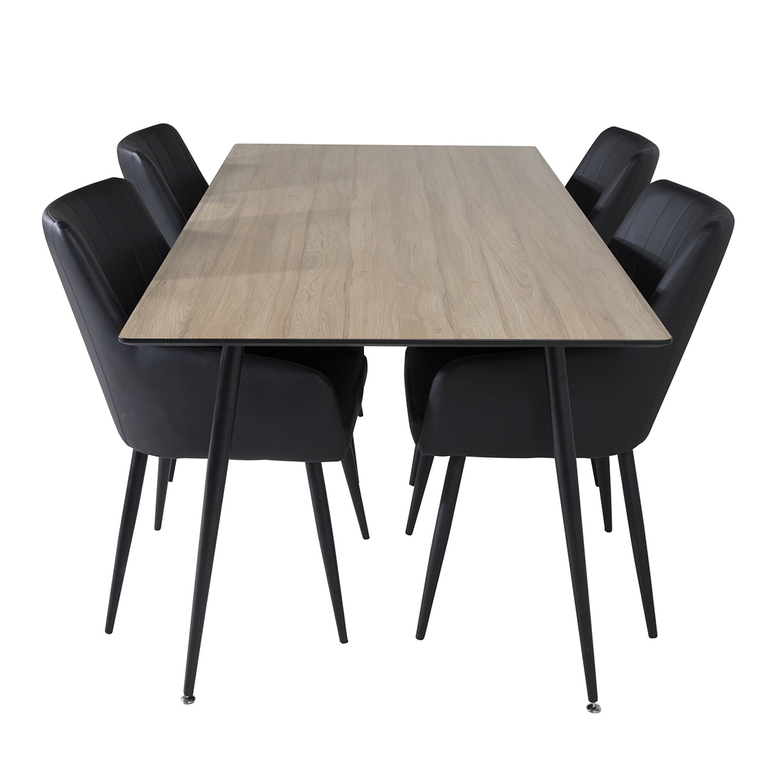 Matgrupp Venture Home Silar Ø120 cm med 4st Comfort Matstolar