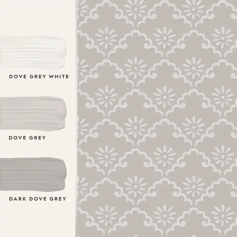 Tapet Laura Ashley Coralie Dove Grå 118475
