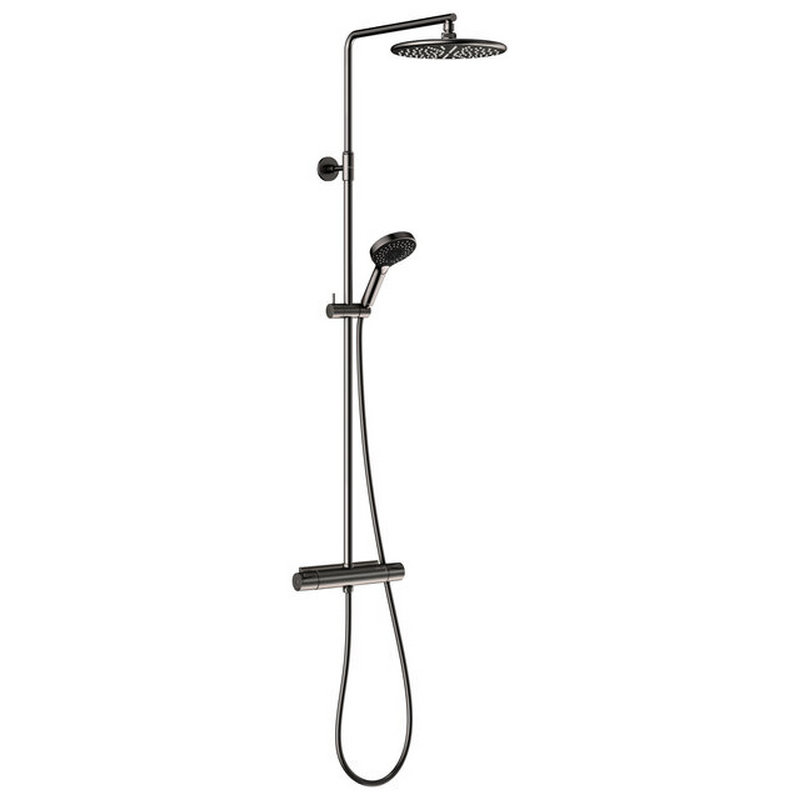 SILHOUET SHOWER SYSTEM Borstad Grafitgrå, 160 cc