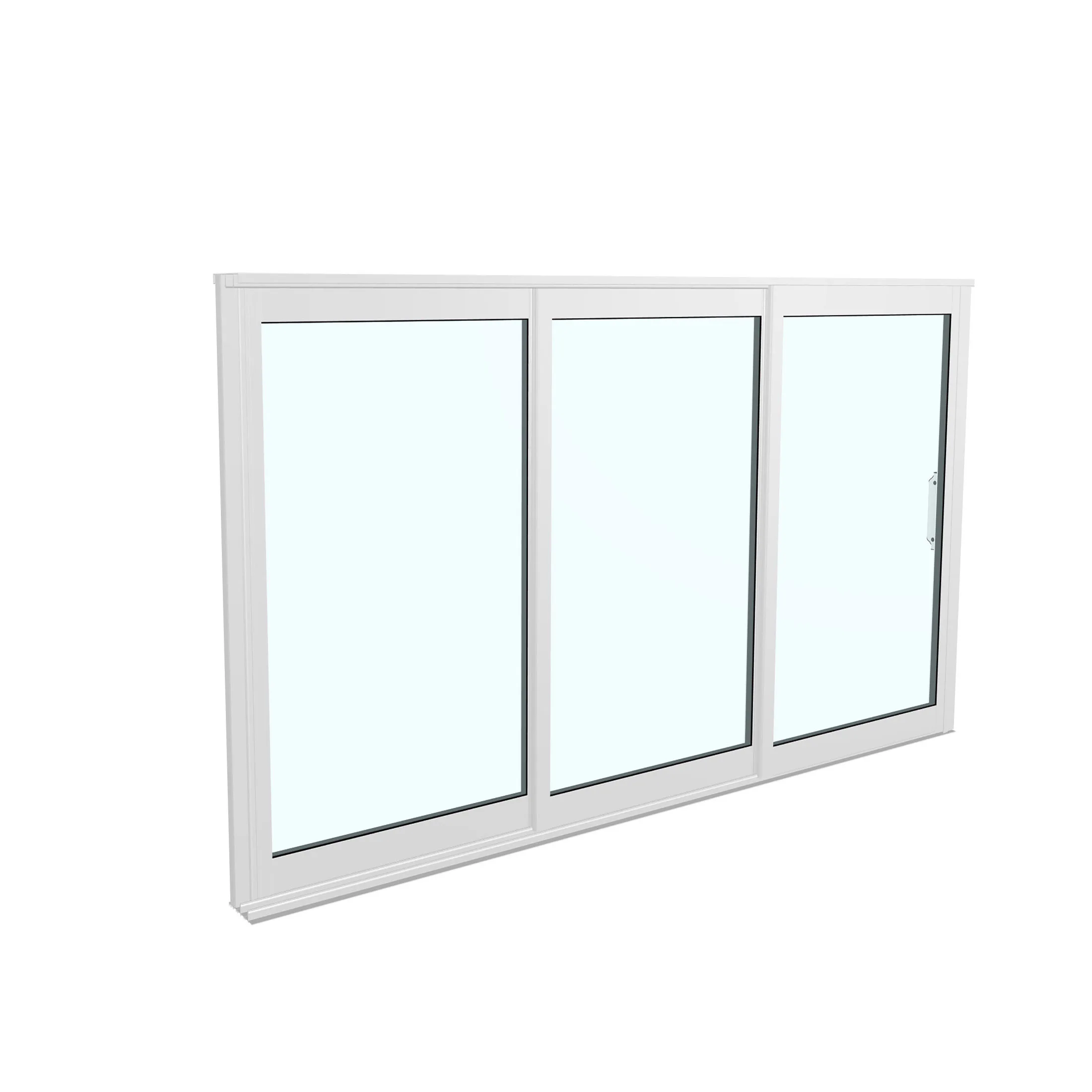 Landskap Skjutfönsterparti Robust B2500mm x H1200 - Vit Vår B2500 x H1200 mm - Vit