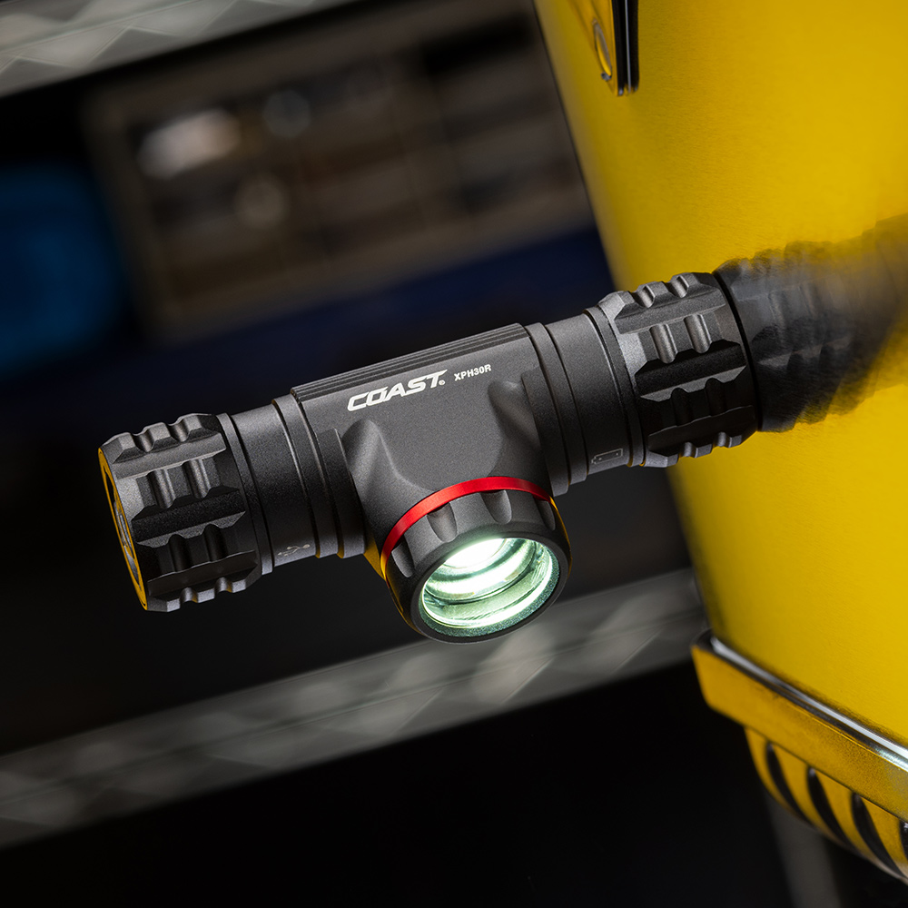 Pannlampa Coast XPH30R Uppladdningsbar 1500 lumen