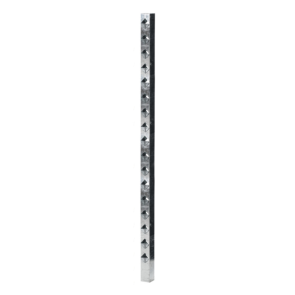 Staketstolpe Öckerö 1770mm varmgalv stål 70x70 Mellan Varmgalvaniserad, Höjd: 1770 mm