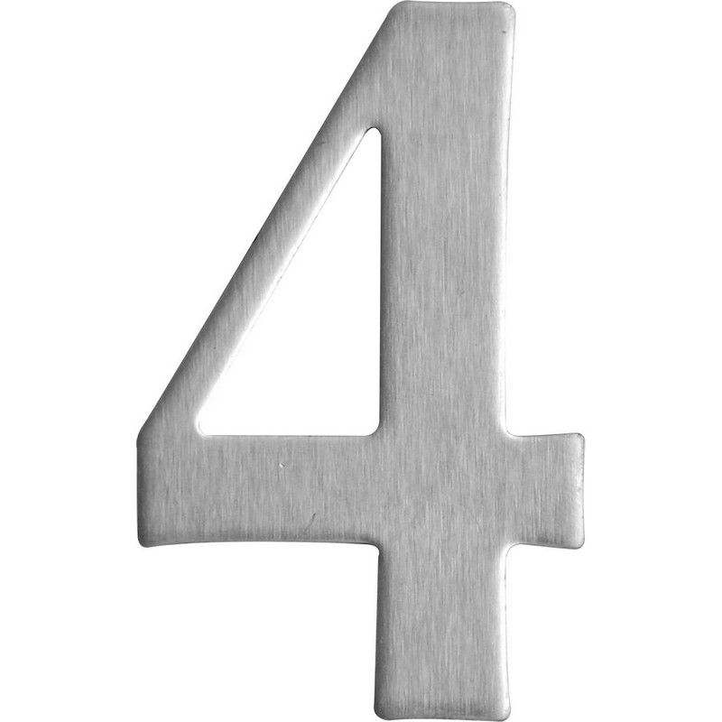 BREVLÅDESIFFRA 4 ROSTFRI Rostfri, 4