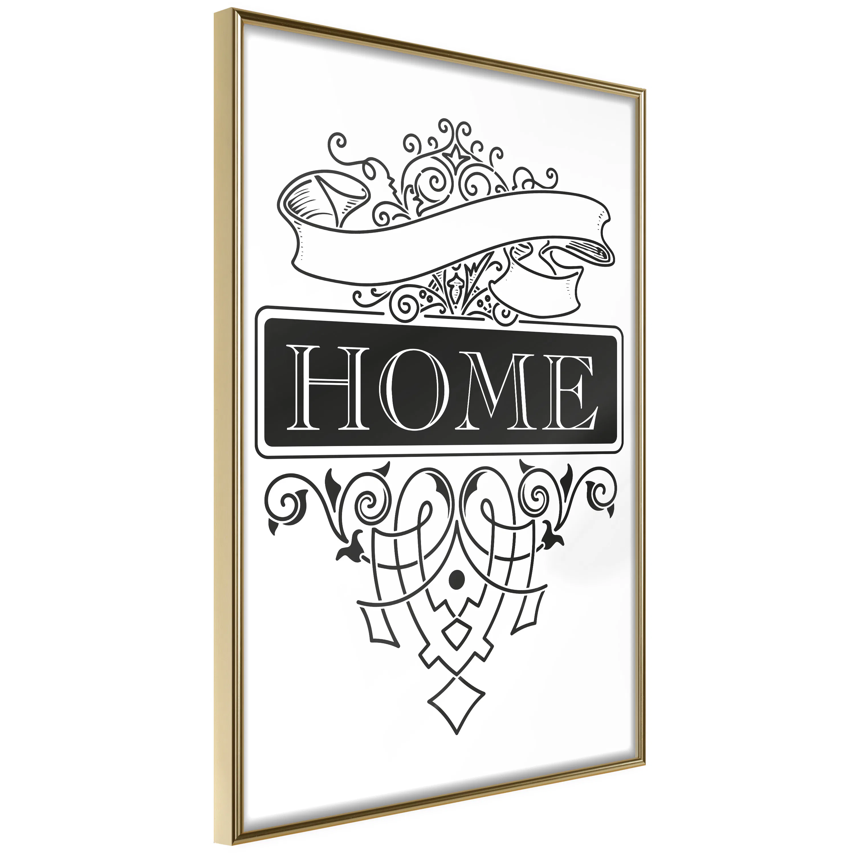 Poster Artgeist Affisch Home