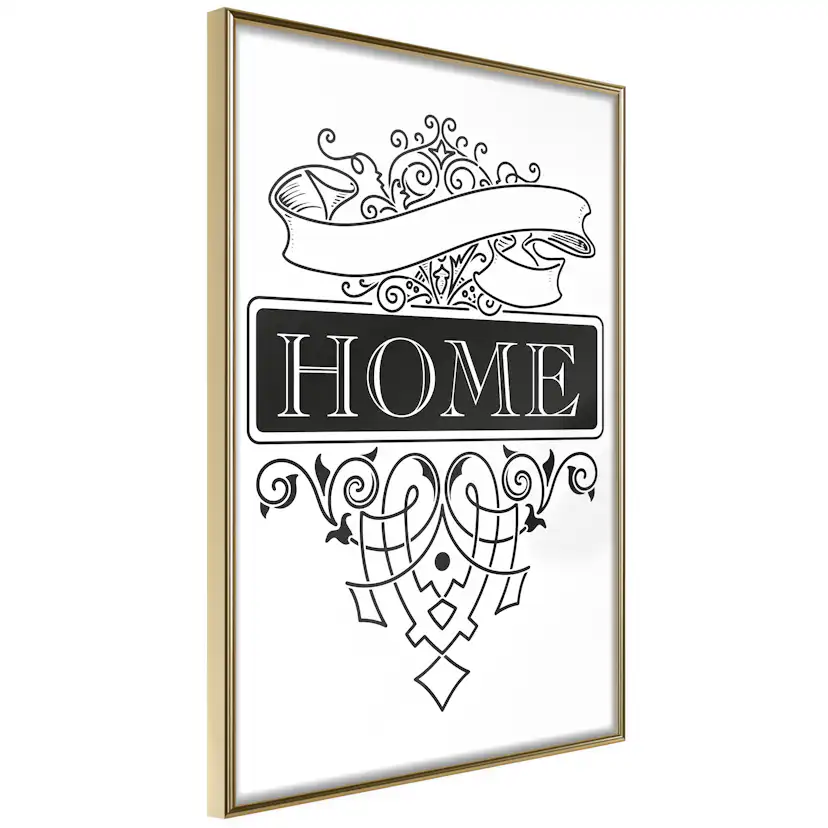 Poster Artgeist Affisch Home