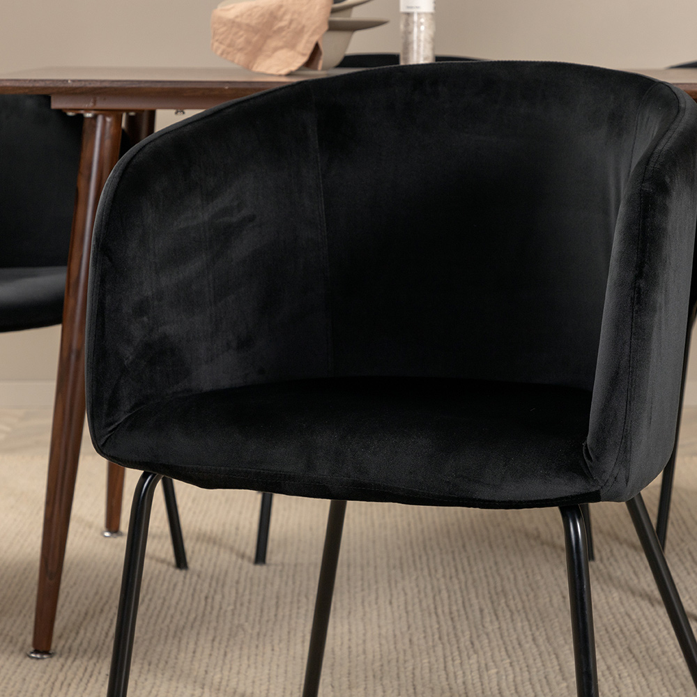 Matgrupp Venture Home Polar med 6 Berit Stolar