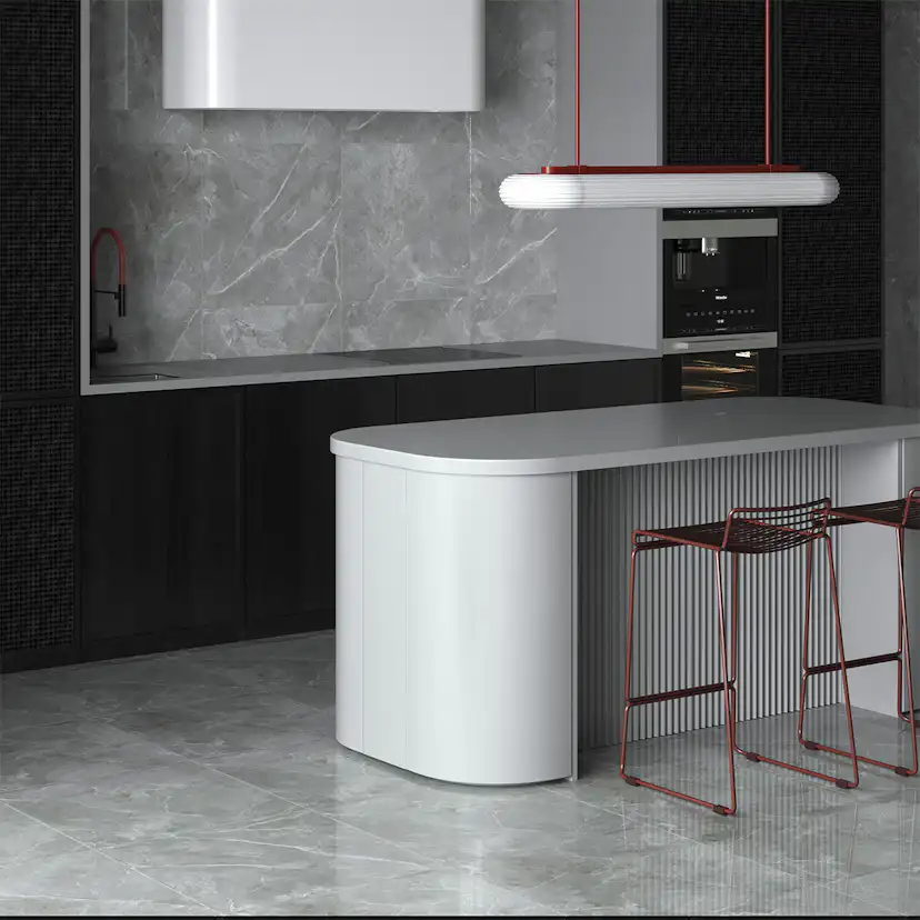 Klinker Tenfors Pulpis Dark Grey Marmor Blank 60x60