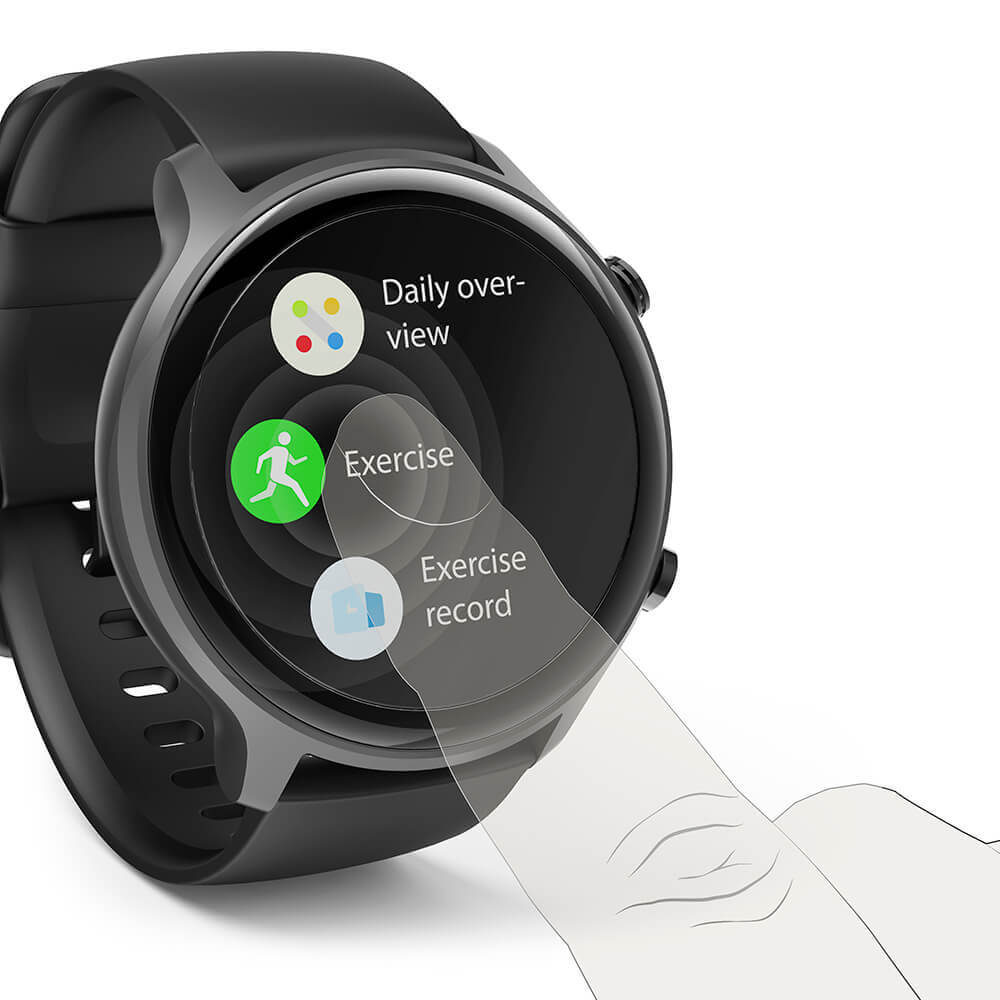 Smartwatch Hama Fit Watch 6910 Svart Löparklocka med Pulsmätare