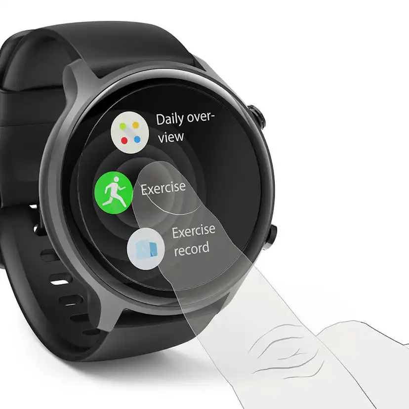Smartwatch Hama Fit Watch 6910 Svart Löparklocka med Pulsmätare
