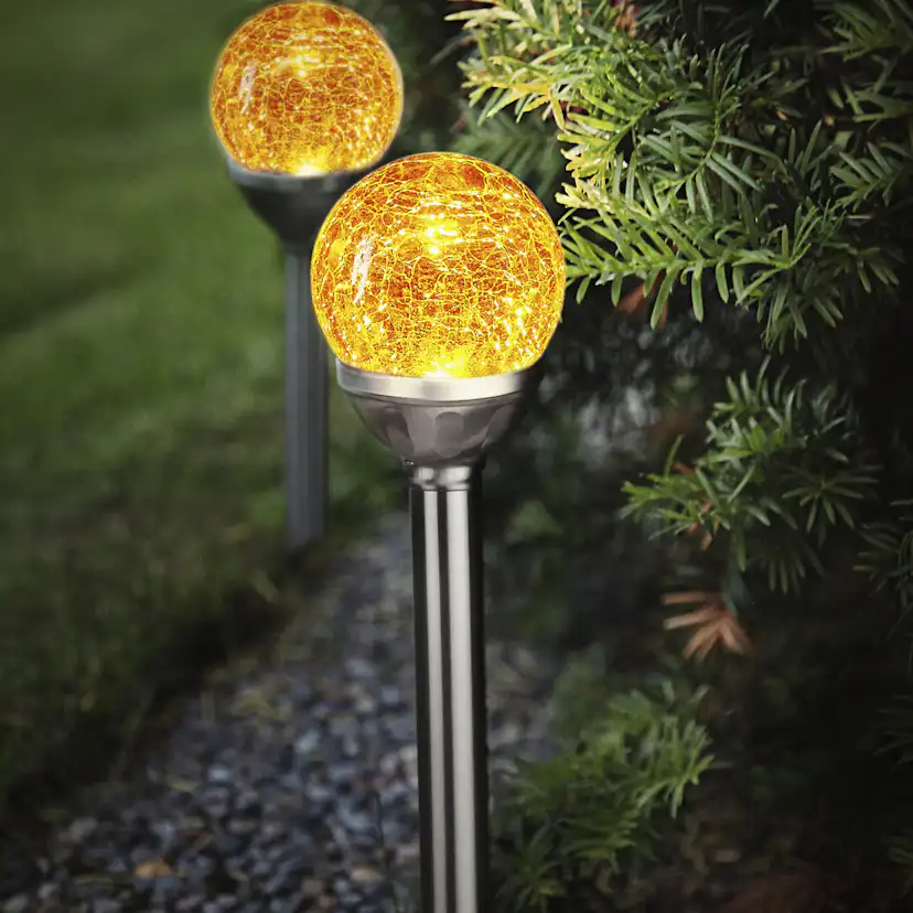 Solcells-pollare Star Trading Roma 2-pack