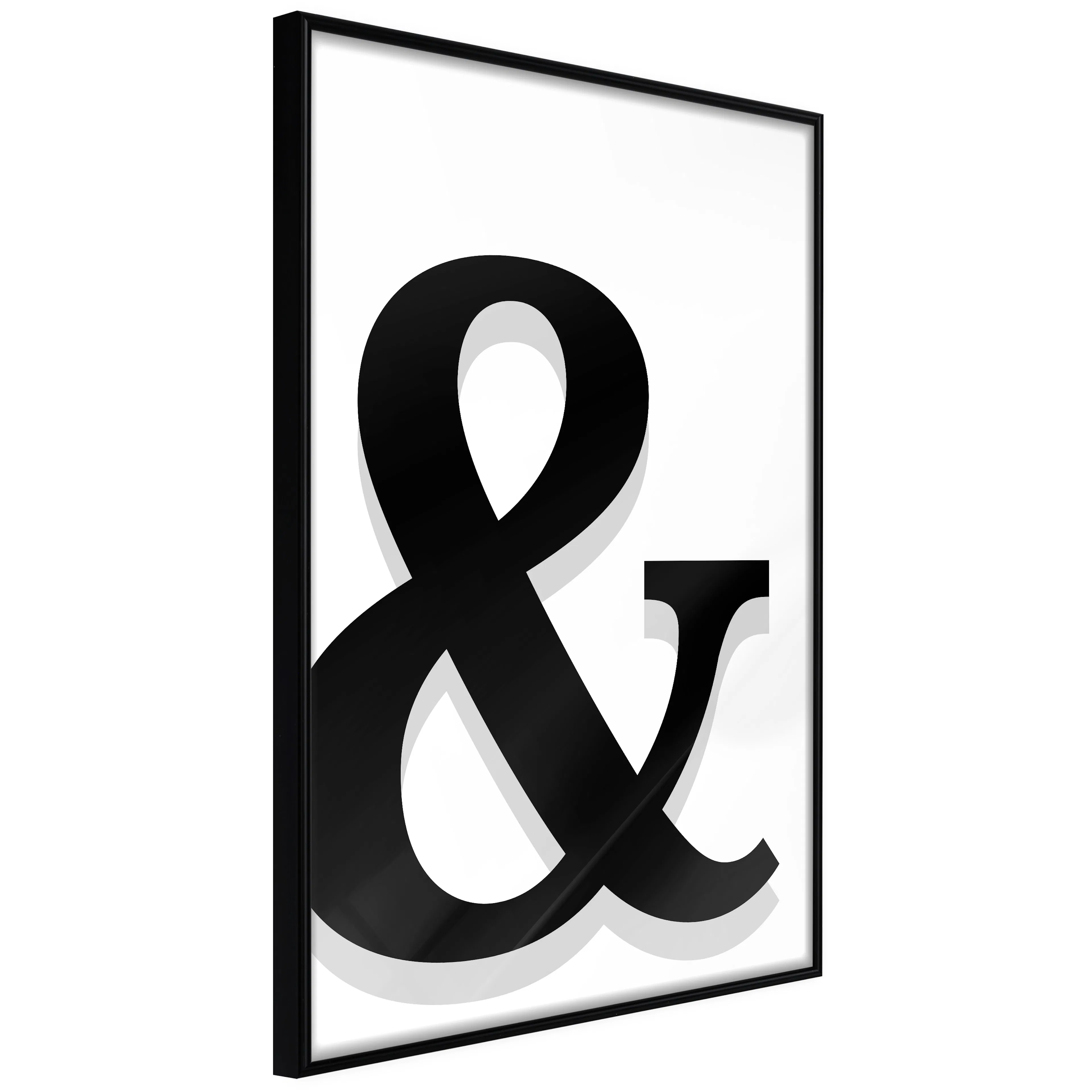 Affisch - Decorative Letter [Poster] 20x30 Svart ram, 20x30 cm