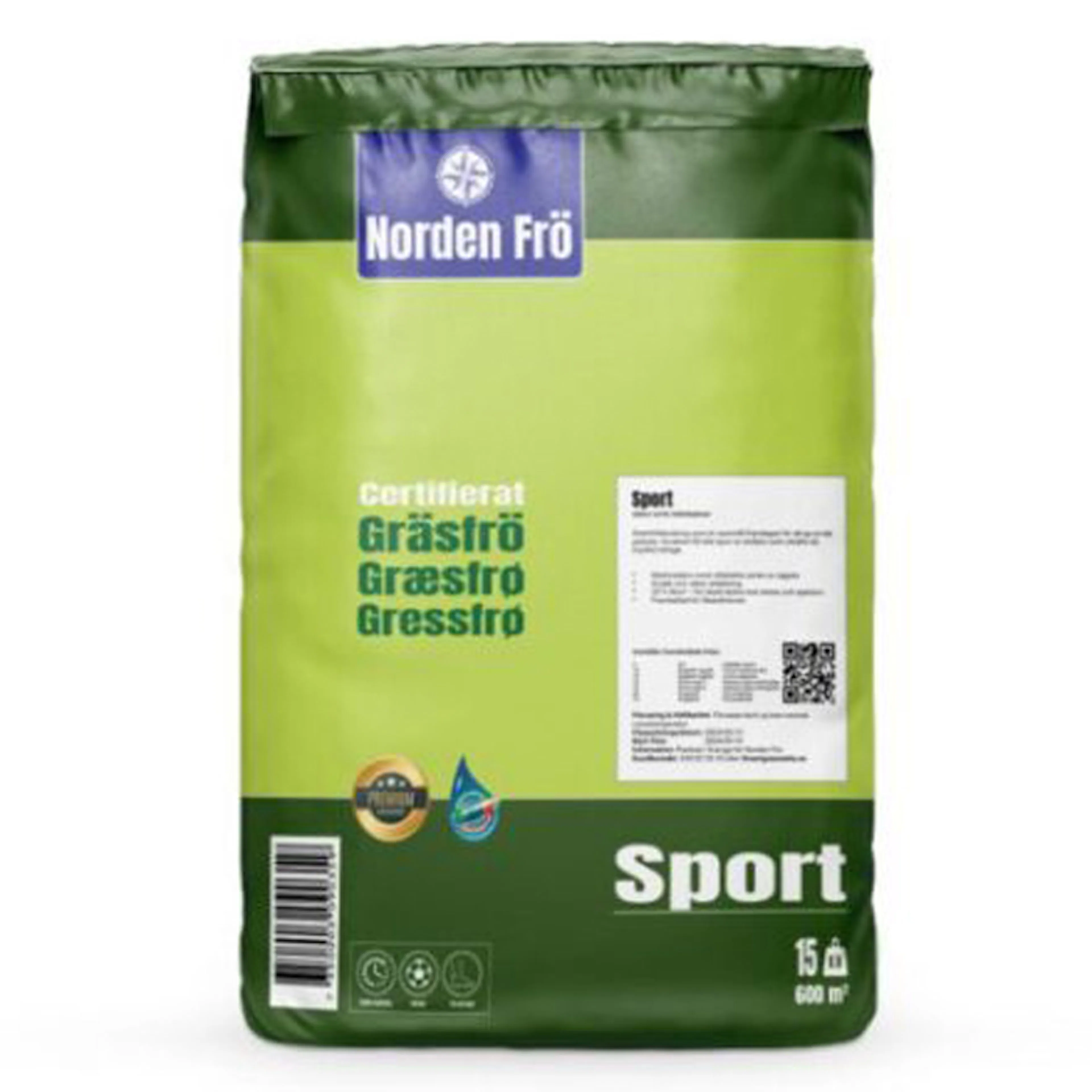 Gräsfrö Nordenfrö Sport 15 kg