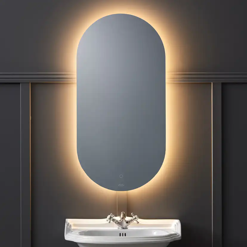 Badrumsspegel Miller Badrum Ambient Touch Oval