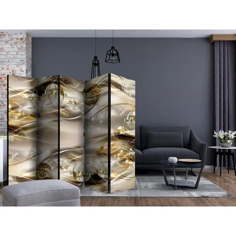 Rumsavdelare Skärmvägg Arkiio Golden Nebula II 225x172 cm