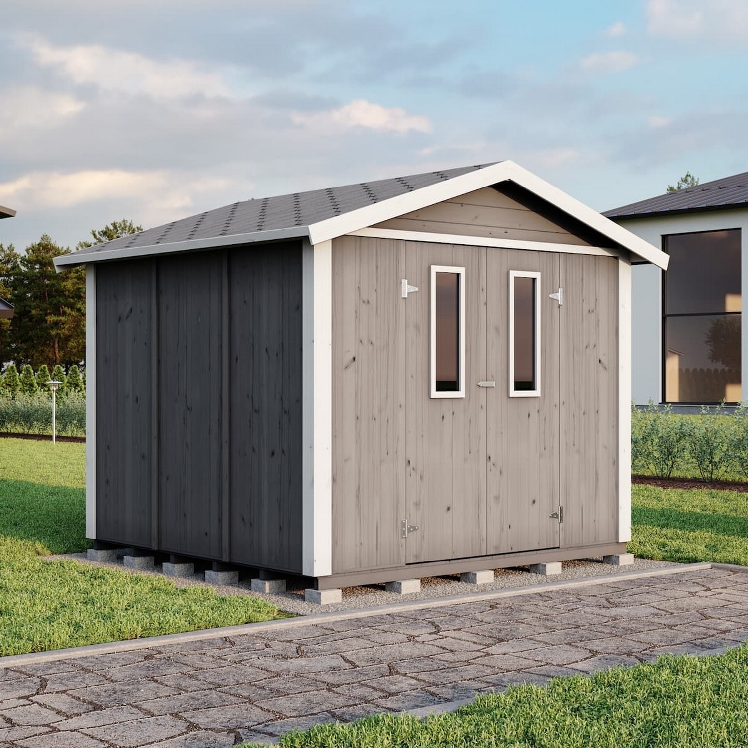 Förråd Luoman Lillevilla Elementti 613 5,6 m2