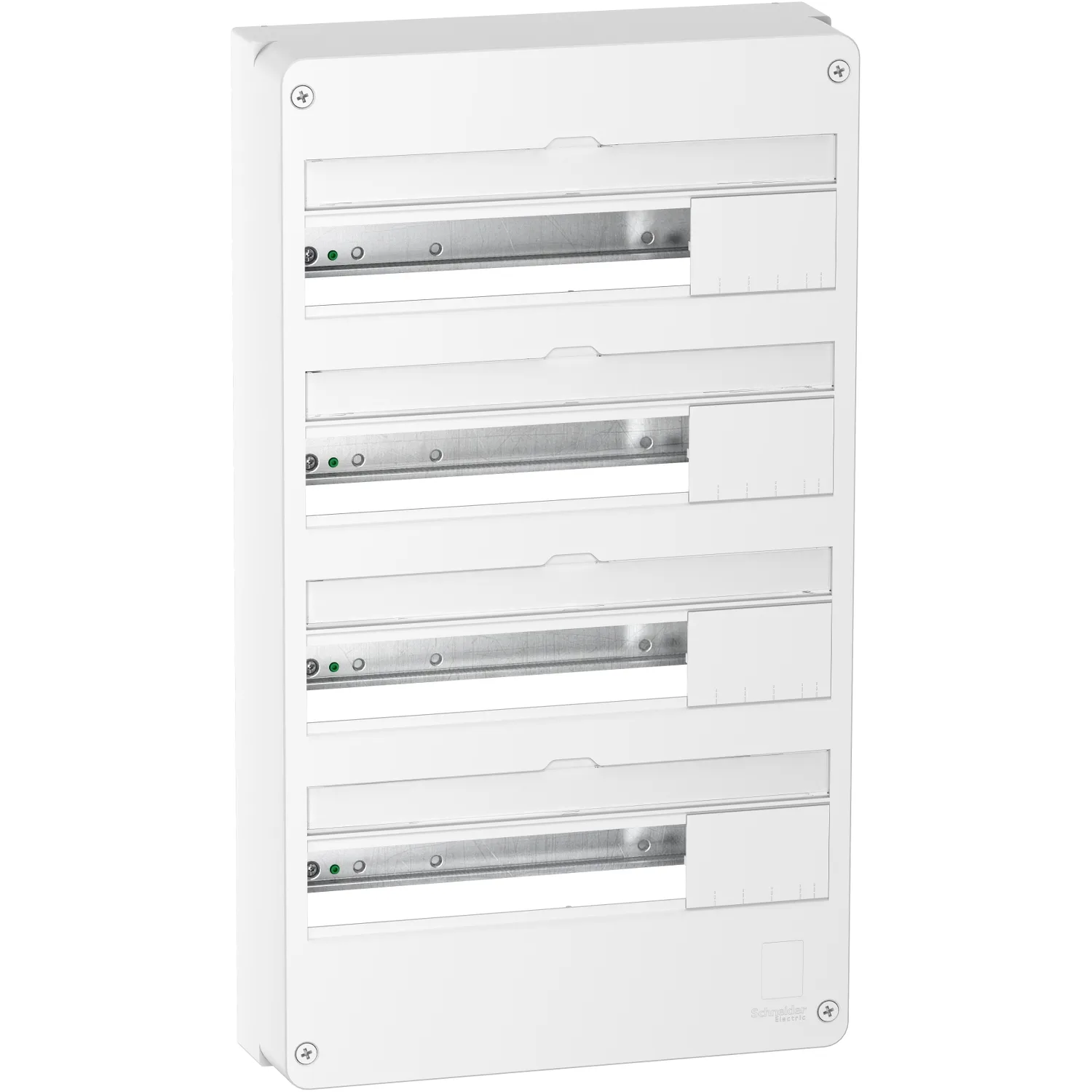Normkapsling Schneider Electric Resi9 CX Utanpåliggande 1–4 × 18 Moduler IP30