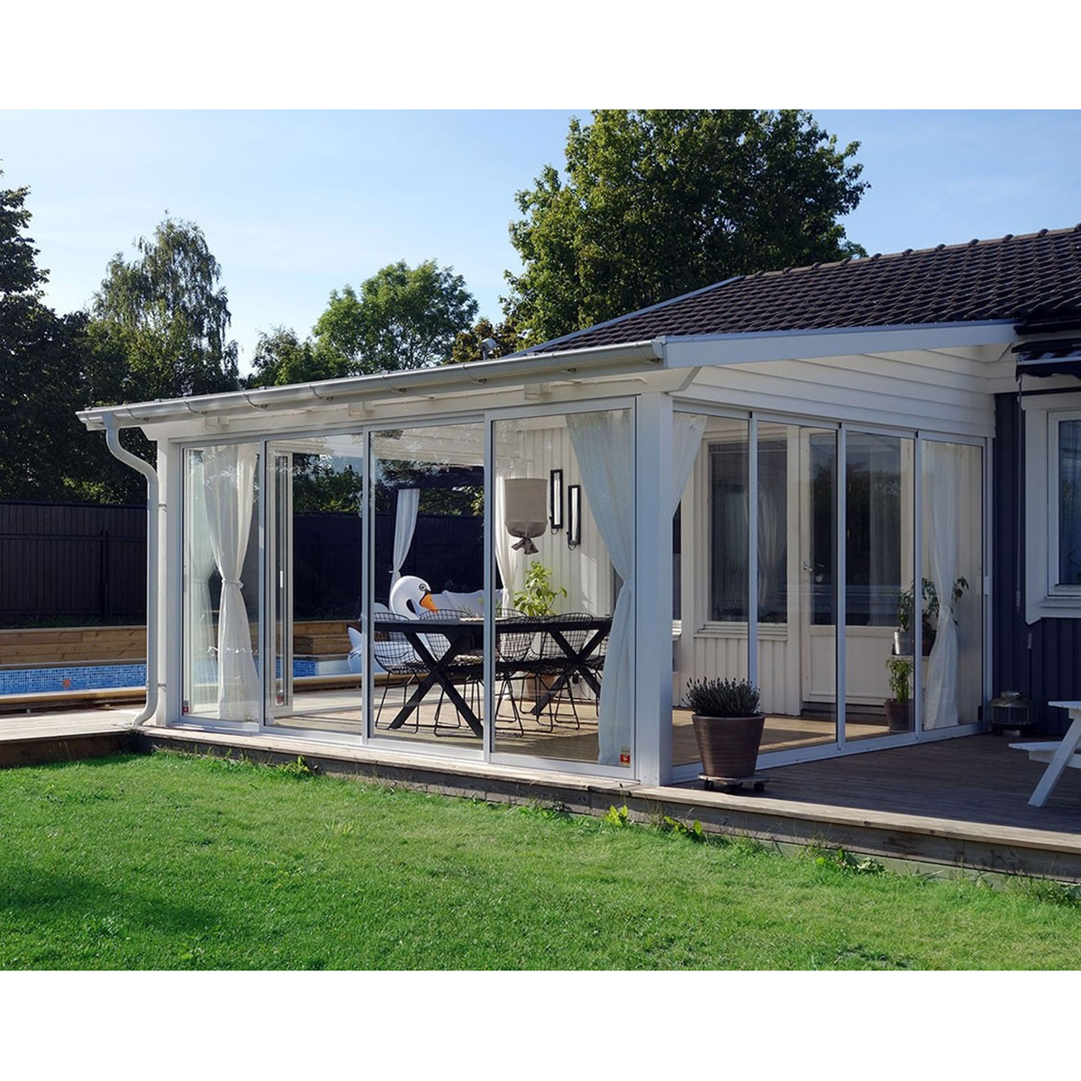 Fast Fönsterparti 2-Delad Halle Primolux