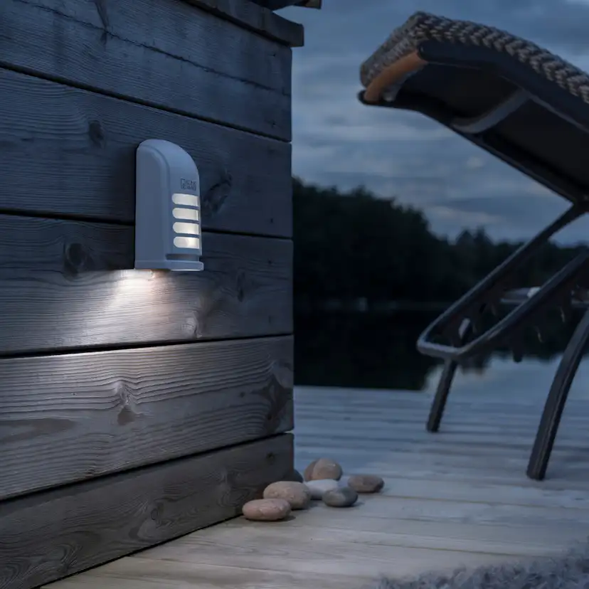 Vägglykta Gnosjö Konstsmide Prato LED Rörelsevakt Batteri