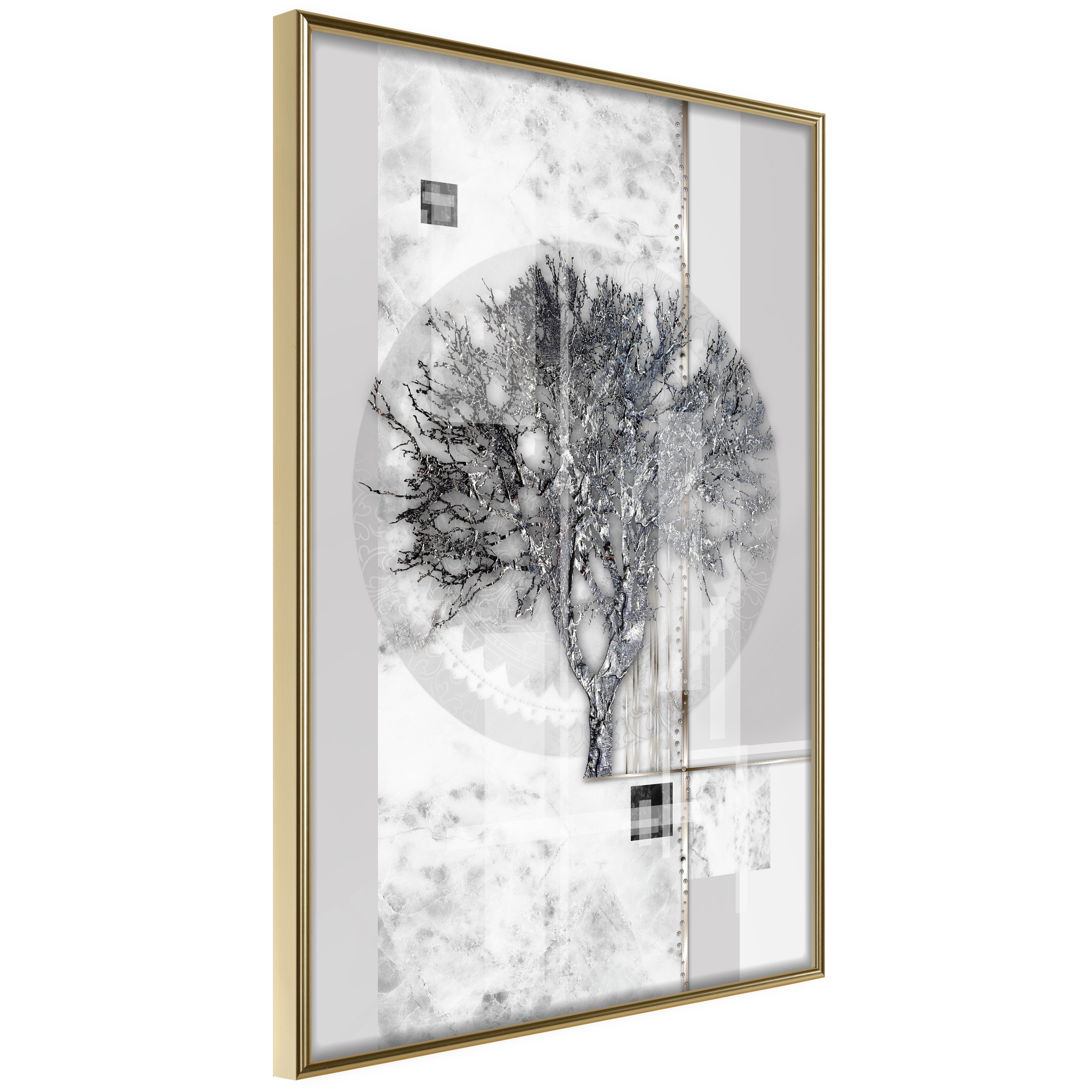 Poster Artgeist Affisch Silver Tree