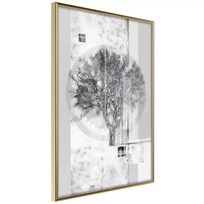 Poster Artgeist Affisch Silver Tree