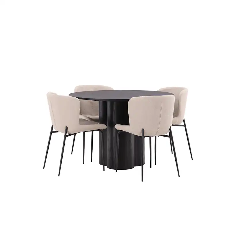 Matgrupp Venture Home Olivia med 4 Modesto Stolar