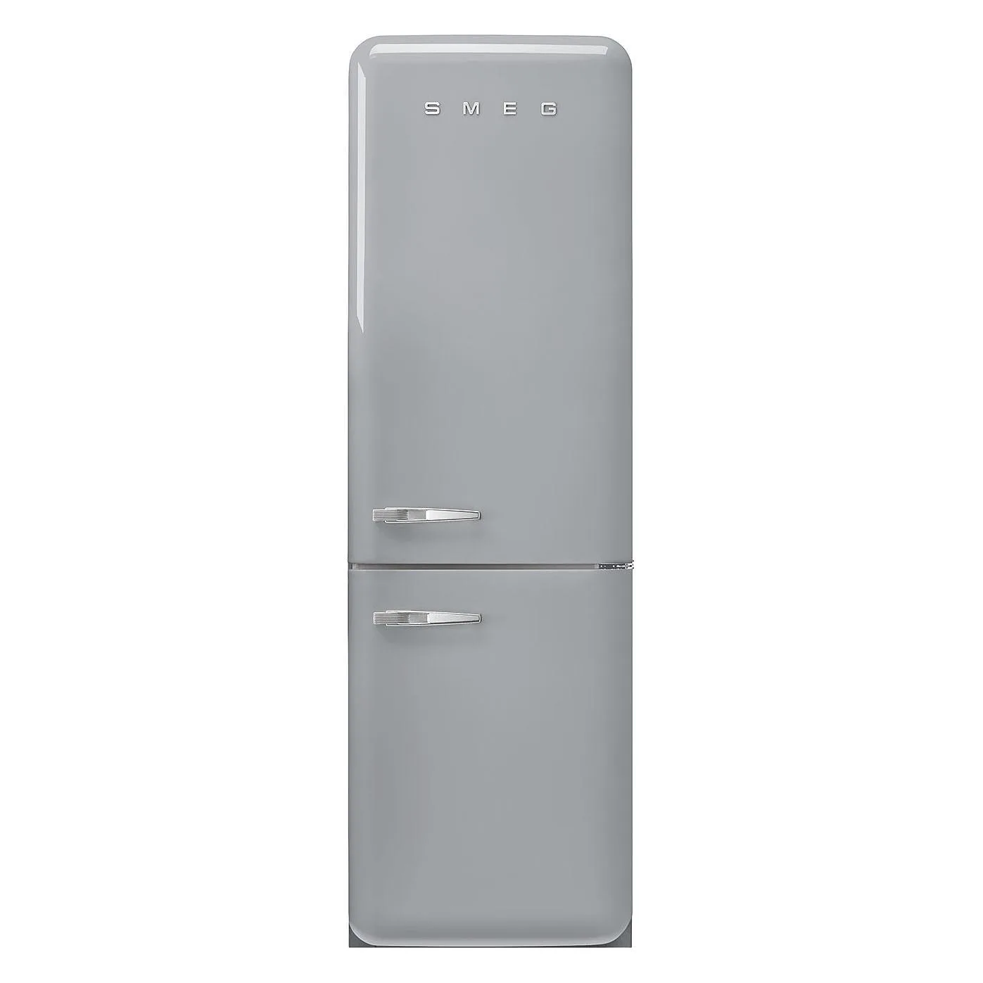Smeg Fristående Kyl & Frys Dubbelkolonn 50's Style FAB32RSV5 Silver, Högerhängd