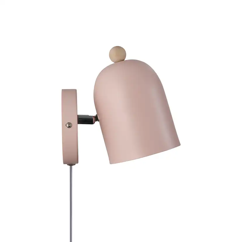 Gaston | Vägglampa | Puderrosa Rosa