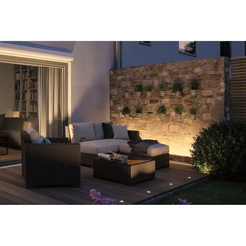 LED Infälld Markbelysning Paulmann Plug & Shine Ljuslist IP67 8W