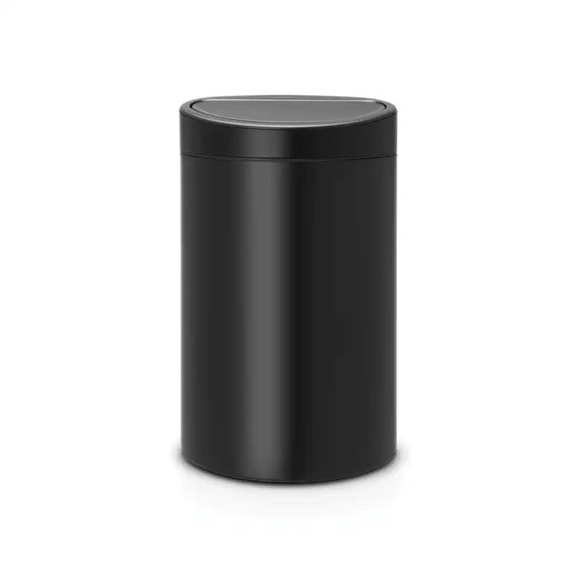 Touch Bin New 40L Matt Svart Färg: Matt Svart