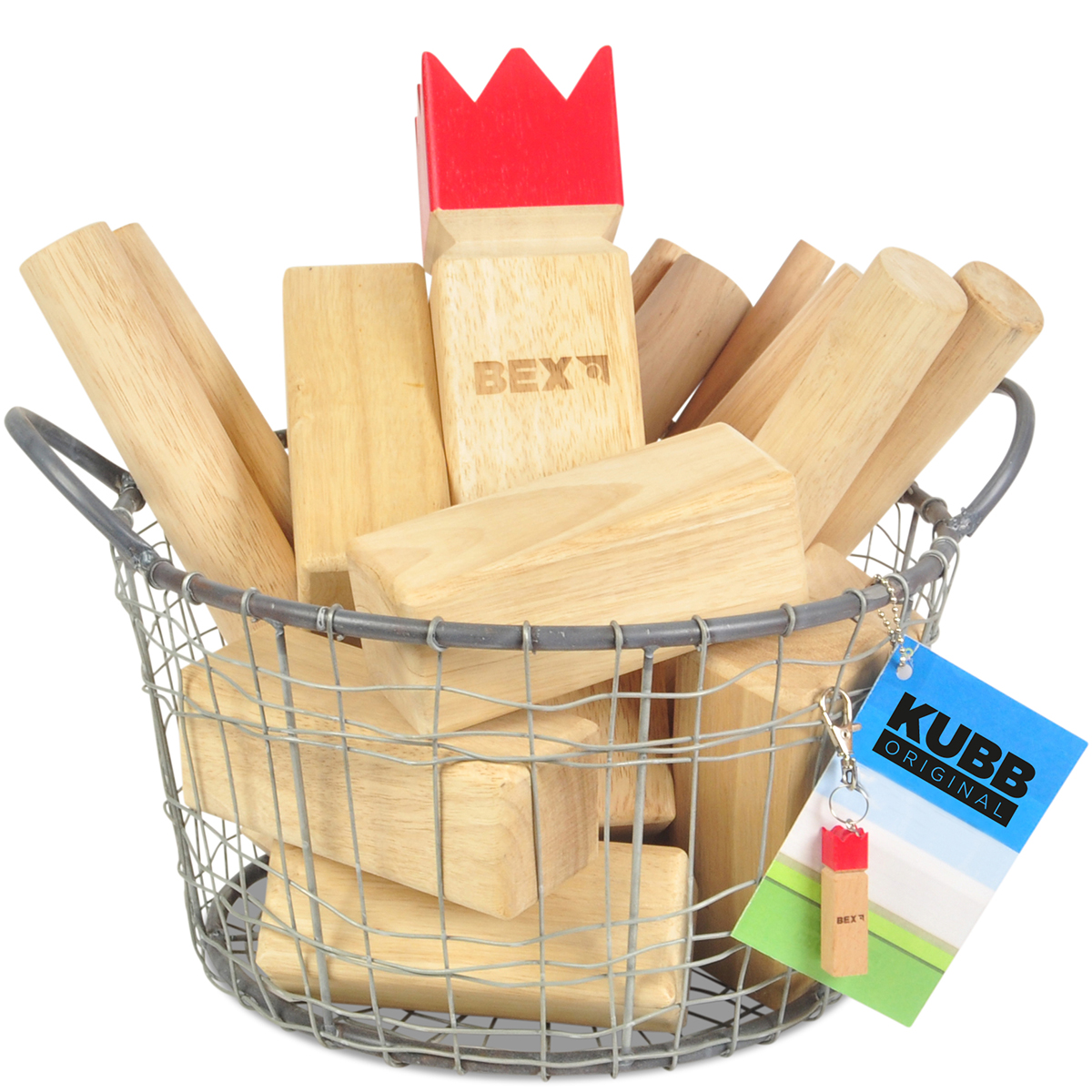 Utomhusspel Bex Kubb Original med Bärväska