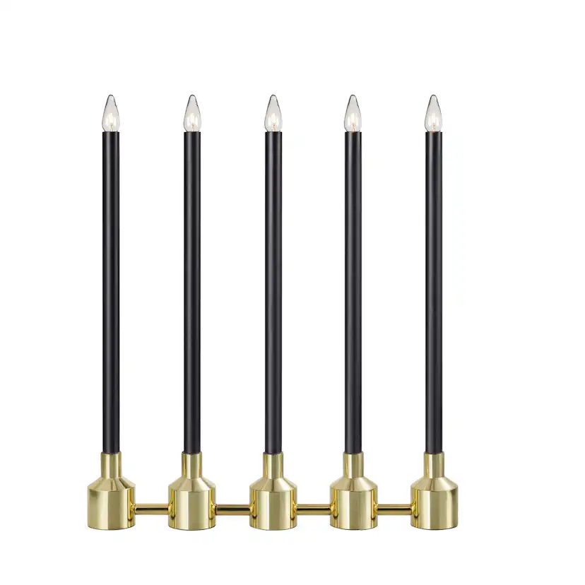 Adventsljusstake Markslöjd Philippa Candlestick 5L Guld