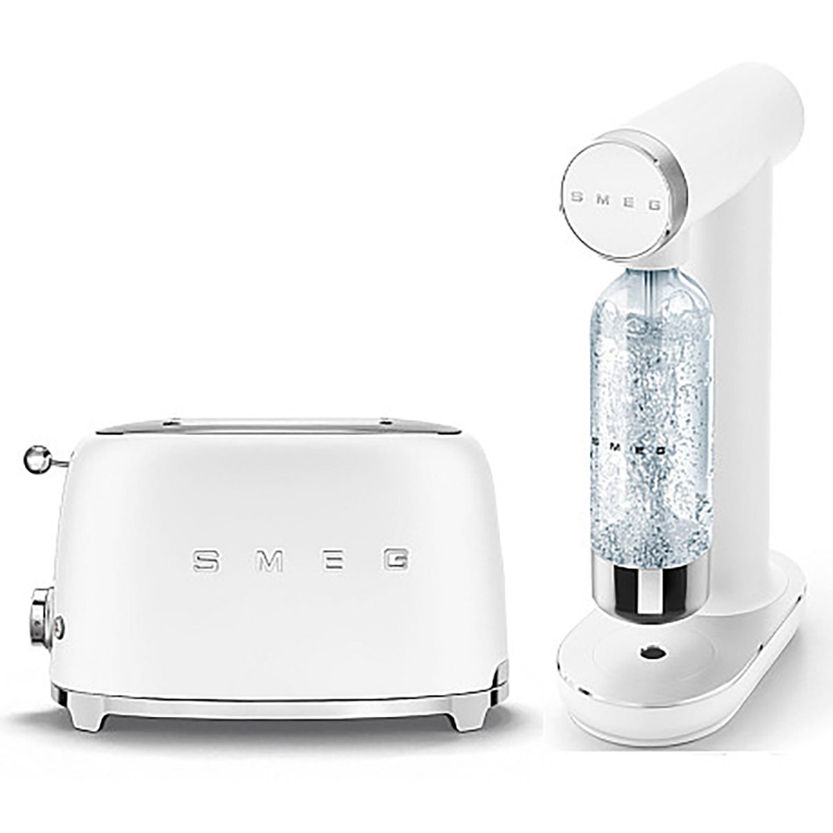 Brödrost och Kolsyremaskin Smeg Vit