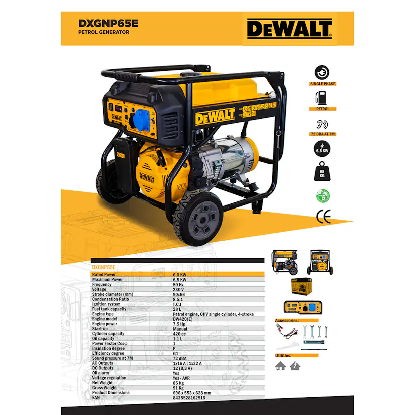 Elverk DeWalt DXGNP65E