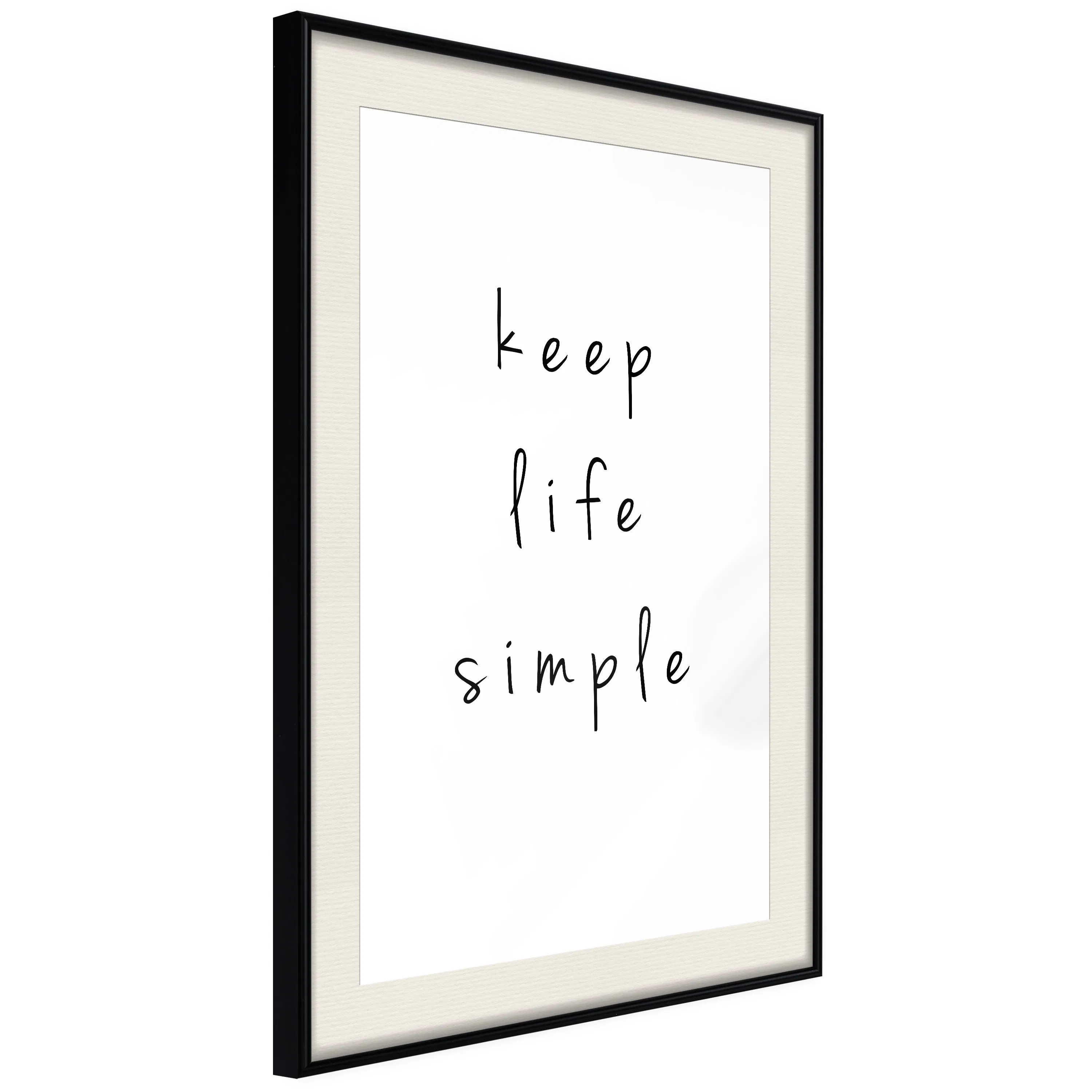 Poster Artgeist Affisch Keep Life Simple