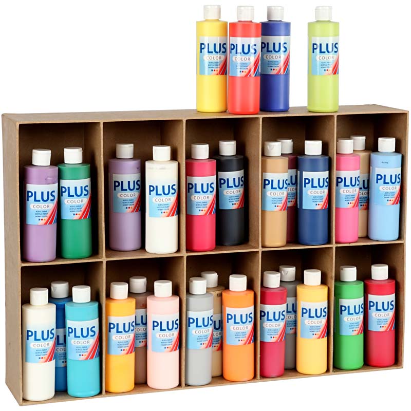 Hobbyfärg Creativ Company Plus Color Mixade Färger 30x250 ml/1 Förp