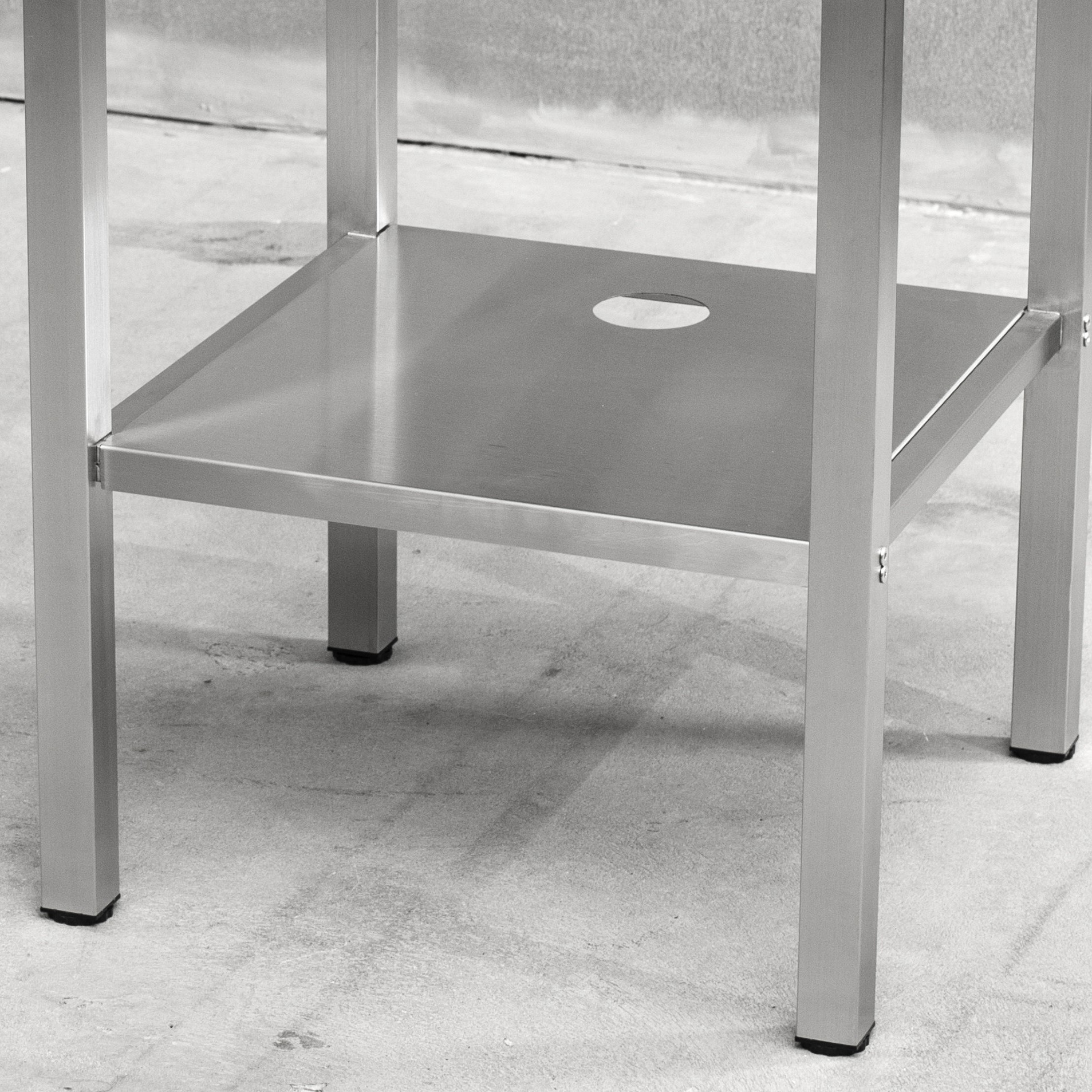 Underhylla Vilan Stainless Rostfri Underhylla med hål