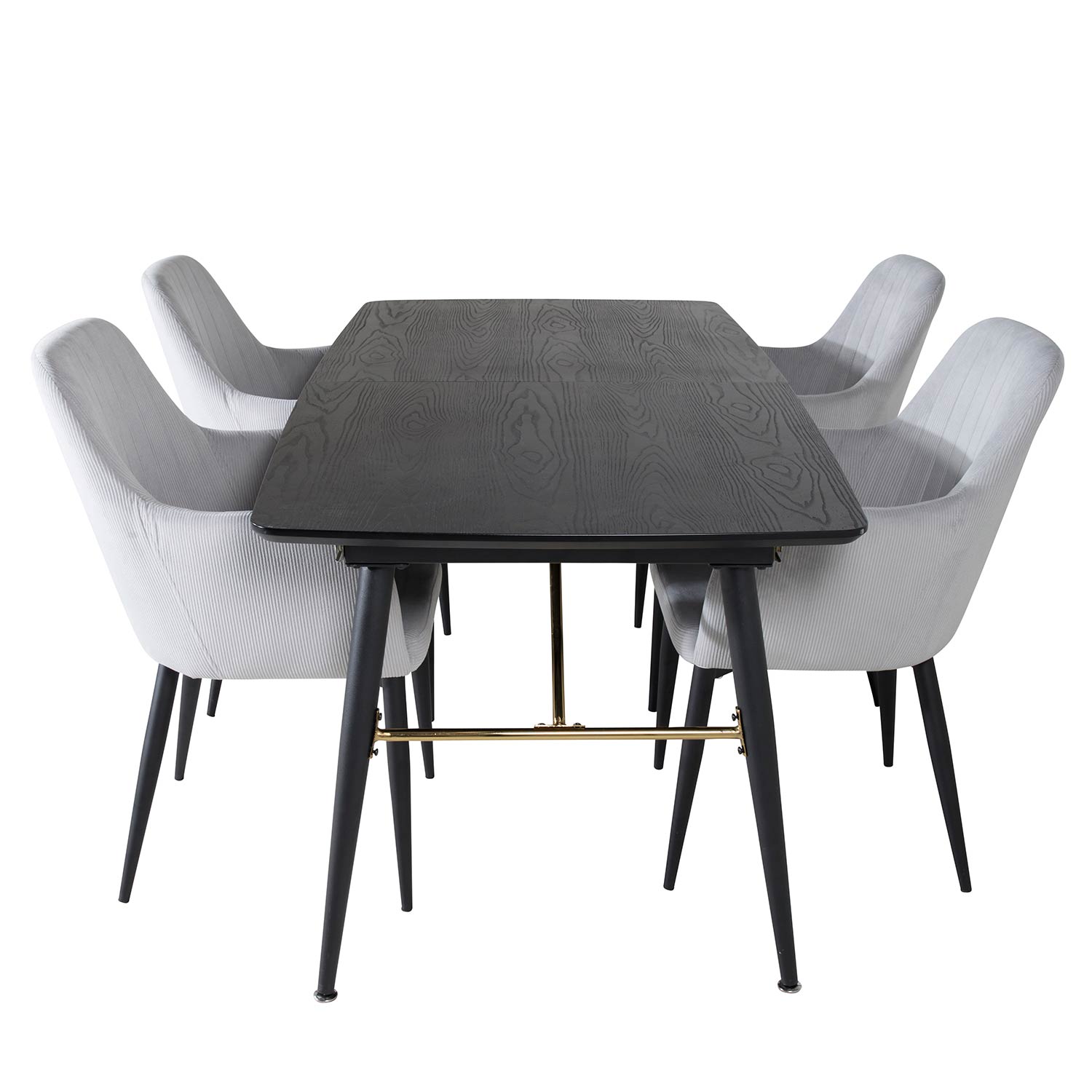 Matgrupp Venture Home Guld med 4 Corina Stolar Manchester