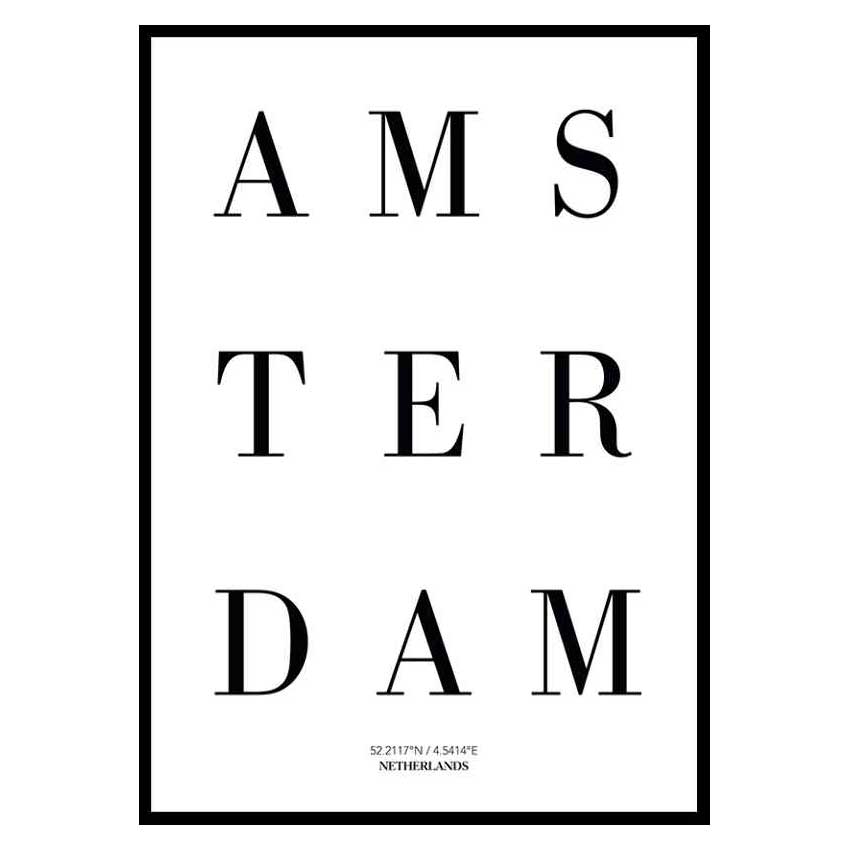 Poster Gallerix Amsterdam
