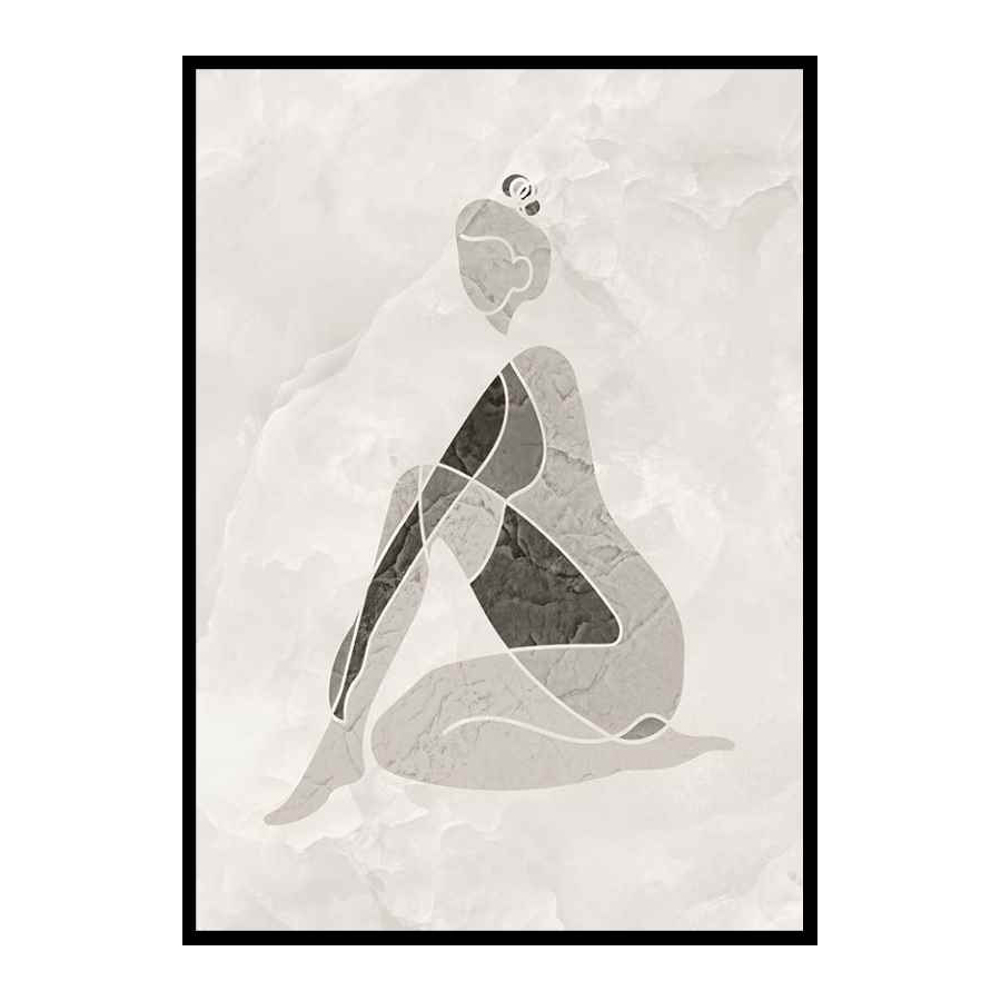 Poster Gallerix Marble Figure No1