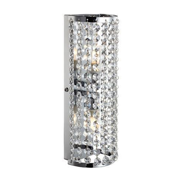 Kristallvägglampa Markslöjd Lysekil Krom